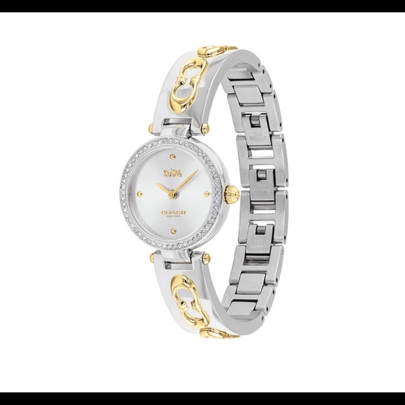 ⭐️NEW COACH PARK 14503277 TwoTone Stainless Steel Crystal Accented MSRP $480.00 - Picture 11 of 12